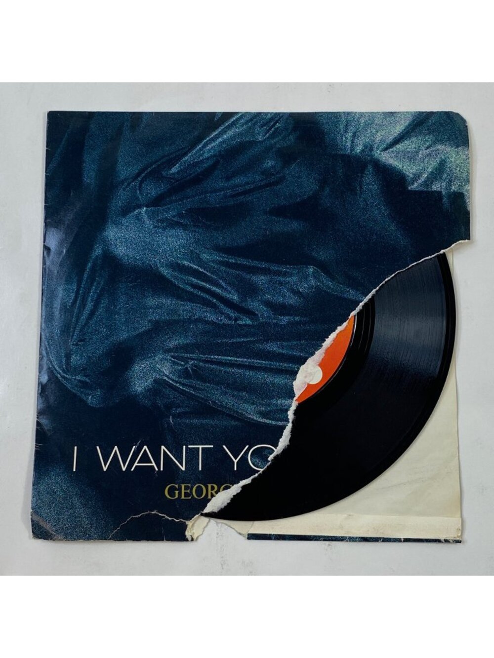 Vintage Columbia Records 45 RPM Vinyl Single George Michael "I Want Your Sex"